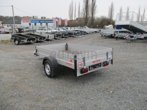 PROFI sklopný přívěsný vozík ZV 27 ALU N1 skl 2,50x1,49/0,35 POČ zesílená náprava