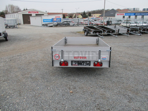 PROFI sklopný přívěsný vozík ZV 27 ALU N1 skl 2,50x1,49/0,35 POČ zesílená náprava