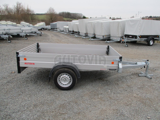 PROFI sklopný přívěsný vozík ZV 27 ALU N1 skl 2,50x1,49/0,35 POČ zesílená náprava