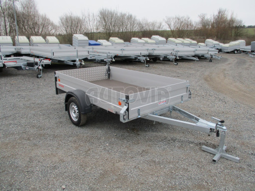 PROFI sklopný přívěsný vozík ZV 27 ALU N1 skl 2,50x1,49/0,35 POČ zesílená náprava