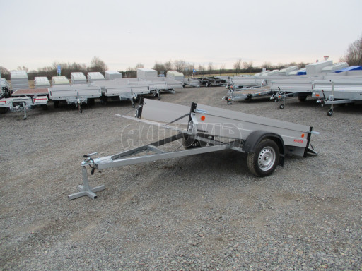 PROFI sklopný přívěsný vozík ZV 27 ALU N1 skl 2,50x1,49/0,35 POČ zesílená náprava