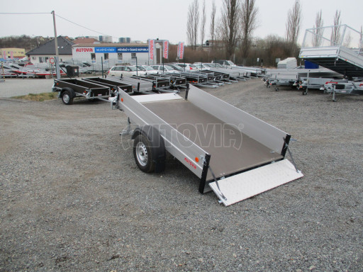 PROFI sklopný přívěsný vozík ZV 27 ALU N1 skl 2,50x1,49/0,35 POČ zesílená náprava