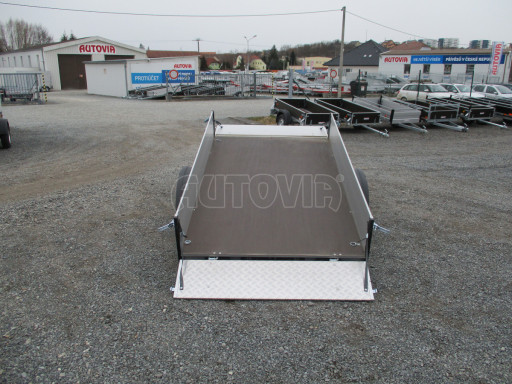 PROFI sklopný přívěsný vozík ZV 27 ALU N1 skl 2,50x1,49/0,35 POČ zesílená náprava