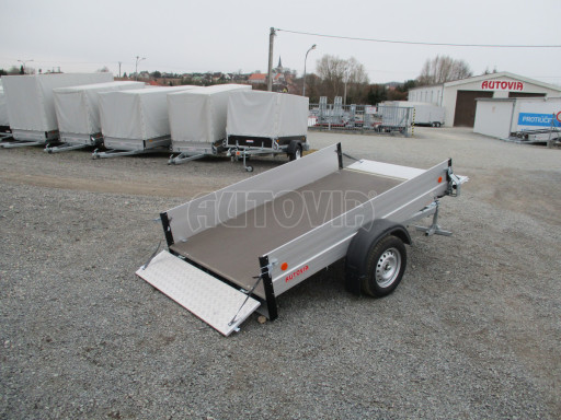 PROFI sklopný přívěsný vozík ZV 27 ALU N1 skl 2,50x1,49/0,35 POČ zesílená náprava