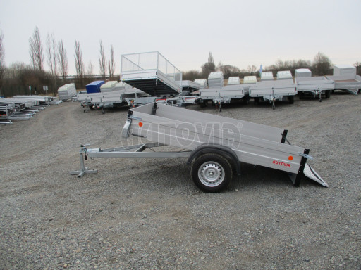 PROFI sklopný přívěsný vozík ZV 27 ALU N1 skl 2,50x1,49/0,35 POČ zesílená náprava