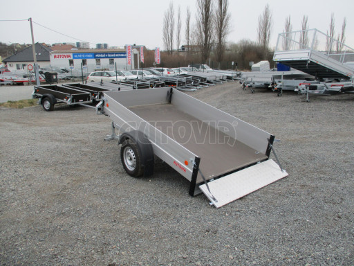 PROFI sklopný přívěsný vozík ZV 27 ALU N1 skl 2,50x1,49/0,35 POČ zesílená náprava