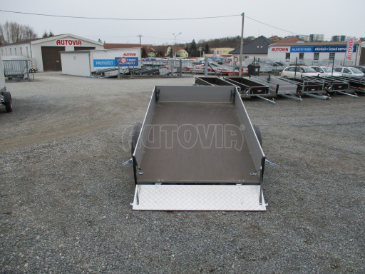PROFI sklopný přívěsný vozík ZV 27 ALU N1 skl 2,50x1,49/0,35 POČ zesílená náprava