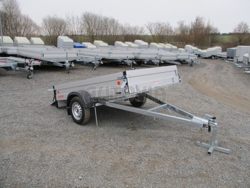 PROFI sklopný přívěsný vozík ZV 27 ALU N1 skl 2,50x1,49/0,35 POČ zesílená náprava