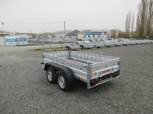 Sklopný nebrzděný přívěs AVM N2 2,52x1,30/0,35, hever č.5