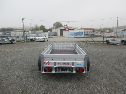 Sklopný nebrzděný přívěs AVM N2 2,52x1,30/0,35, hever č.6