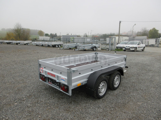 Sklopný nebrzděný přívěs AVM N2 2,52x1,30/0,35, hever č.7