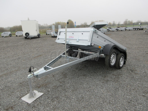 Sklopný nebrzděný přívěs AVM N2 2,52x1,30/0,35, hever č.1