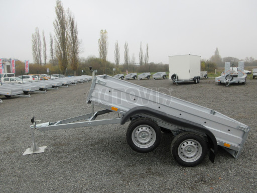 Sklopný nebrzděný přívěs AVM N2 2,52x1,30/0,35, hever č.11
