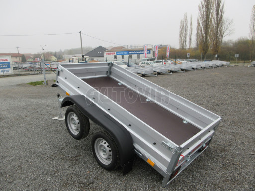 Sklopný nebrzděný přívěs AVM N2 2,52x1,30/0,35, hever č.12