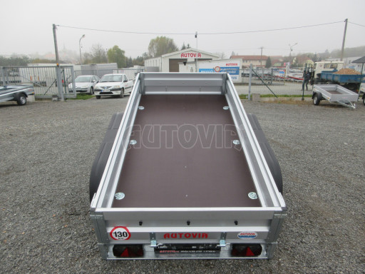 Sklopný nebrzděný přívěs AVM N2 2,52x1,30/0,35, hever č.13