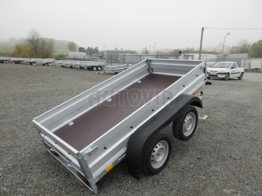 Sklopný nebrzděný přívěs AVM N2 2,52x1,30/0,35, hever č.14