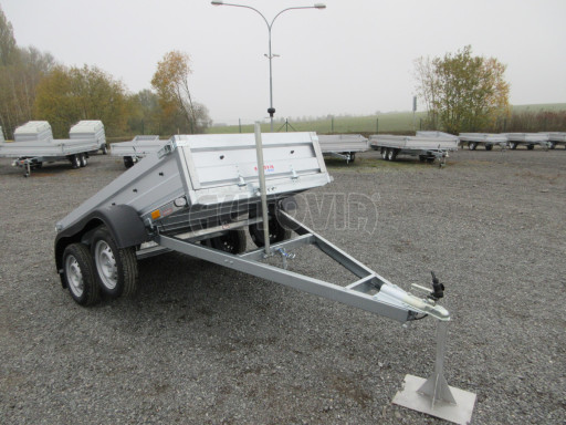 Sklopný nebrzděný přívěs AVM N2 2,52x1,30/0,35, hever č.16