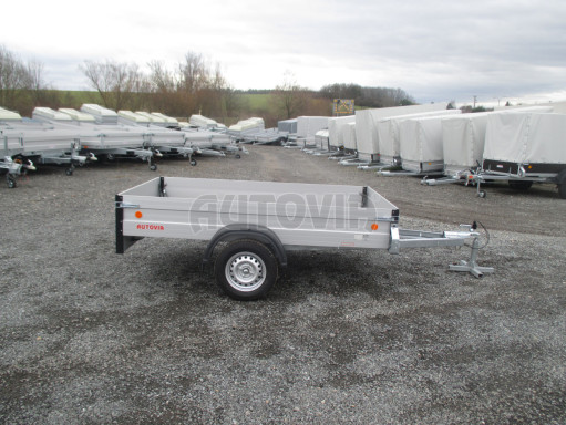 PROFI přívěs s ALU bočnicemi ZV 27 ALU N1 2,51x1,49/0,35 POČ