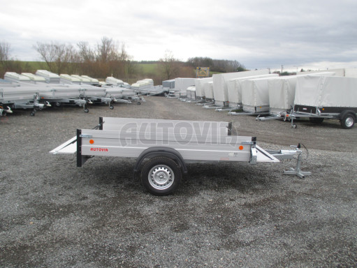 PROFI přívěs s ALU bočnicemi ZV 27 ALU N1 2,51x1,49/0,35 POČ