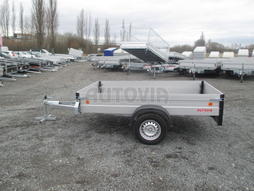 PROFI nebrzděný valník ZV 27 ALU N1 2,51x1,49/0,35 POČ zesílená náprava