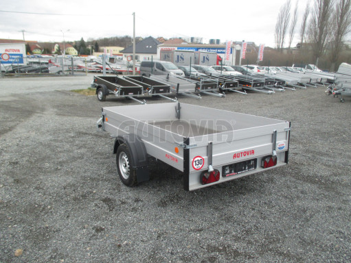 PROFI nebrzděný valník ZV 27 ALU N1 2,51x1,49/0,35 POČ zesílená náprava