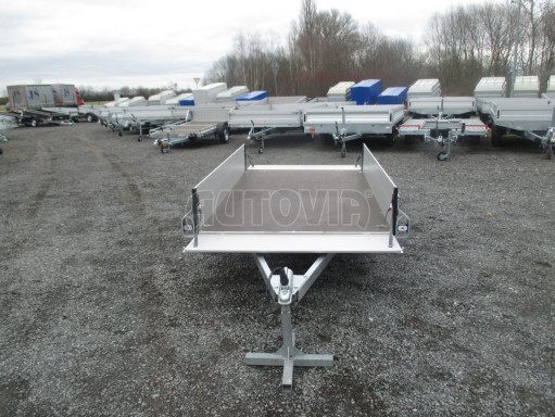 PROFI nebrzděný valník ZV 27 ALU N1 2,51x1,49/0,35 POČ zesílená náprava