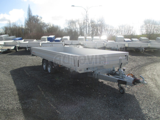 Univerzální hydraulický sklopný valník - AD 3,5T 5,15x2,09 /0,35 lyžiny č.10
