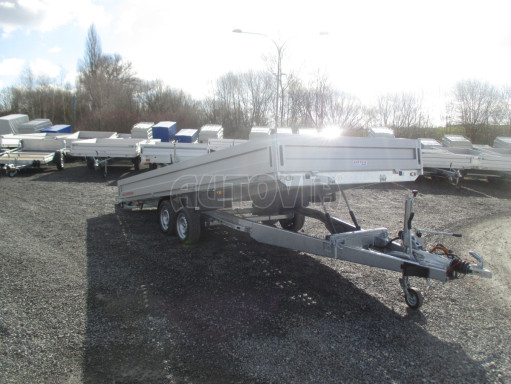 Univerzální hydraulický sklopný valník - AD 3,5T 5,15x2,09 /0,35 lyžiny č.17
