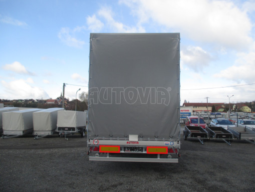 Nákladní přívěs valníkový DN 3,5T B1 7,40x2,47/3,05