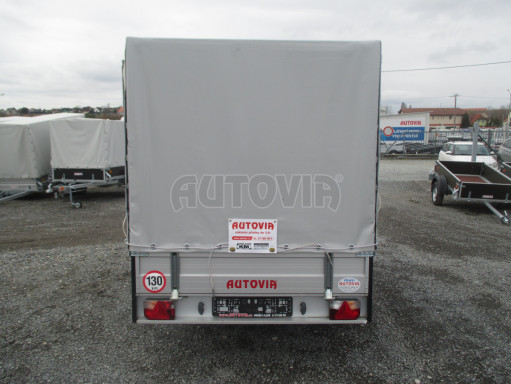 Nebrzděný valník ZV 27 ALU N1 2,51x1,49/1,53 POČ, jekl. konstrukce
