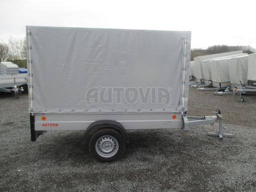 Nebrzděný valník ZV 27 ALU N1 2,51x1,49/1,53 POČ, jekl. konstrukce