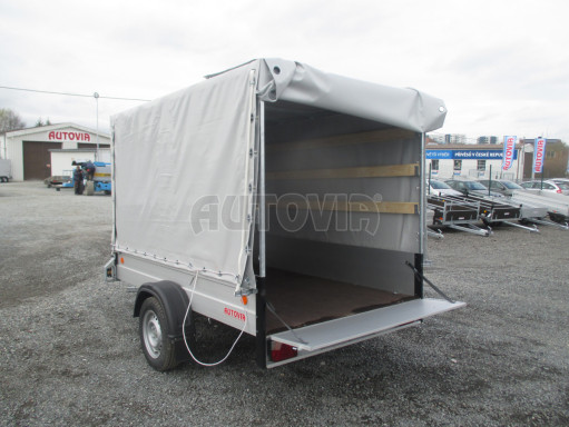 Nebrzděný valník ZV 27 ALU N1 2,51x1,49/1,53 POČ, jekl. konstrukce