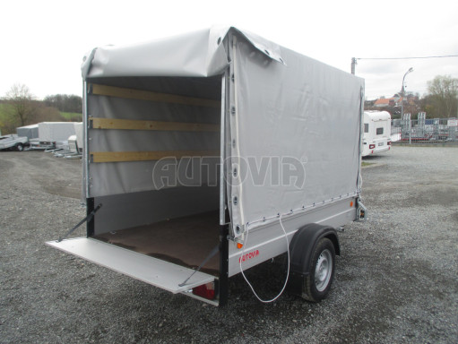 Nebrzděný valník ZV 27 ALU N1 2,51x1,49/1,53 POČ, jekl. konstrukce