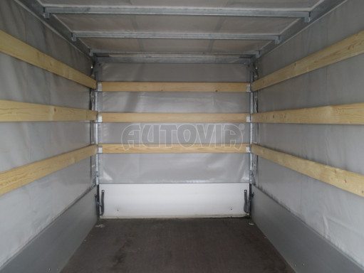 Nebrzděný valník ZV 27 ALU N1 2,51x1,49/1,53 POČ, jekl. konstrukce