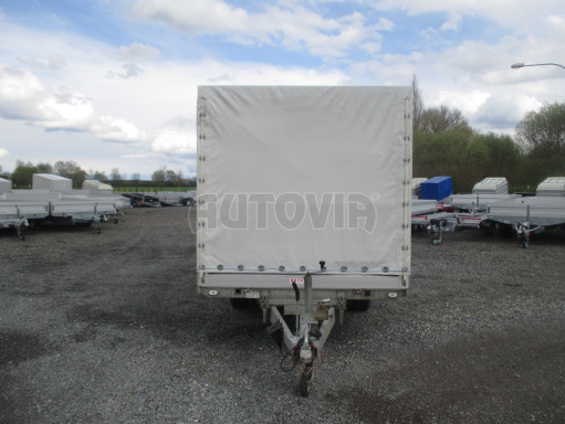 Univerzální hydraulicky naklápěcí přívěs s plachtou AD 2,7T 4,17x1,89/1,80 č.17
