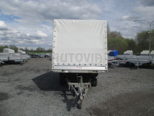 Univerzální hydraulicky naklápěcí přívěs s plachtou AD 2,7T 4,17x1,89/1,80 č.15