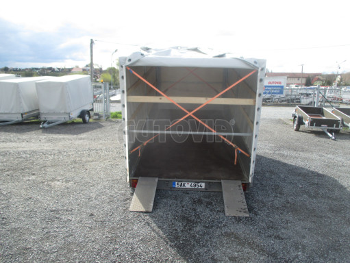 Univerzální hydraulicky naklápěcí přívěs s plachtou AD 2,7T 4,17x1,89/1,80 č.20