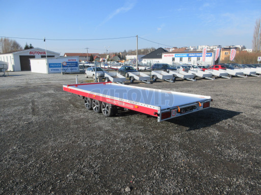 Plato pro převoz velkých vozidel JMB 3,5T B3 5,50x2,09 ALU kola č.25