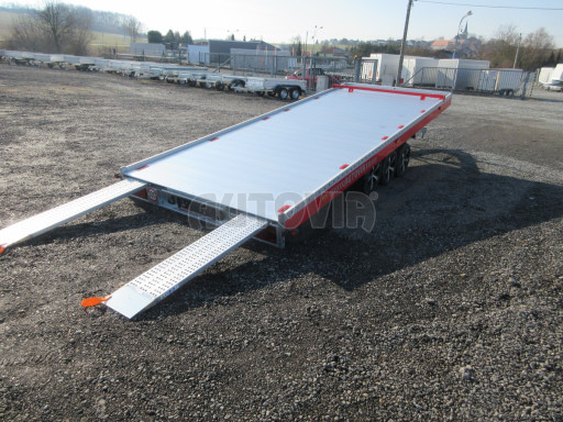 Plato pro převoz velkých vozidel JMB 3,5T B3 5,50x2,09 ALU kola č.27