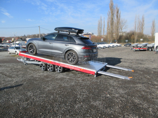 Plato pro převoz velkých vozidel JMB 3,5T B3 5,50x2,09 ALU kola č.18