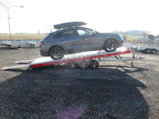 Plato pro převoz velkých vozidel JMB 3,5T B3 5,50x2,09 ALU kola č.23