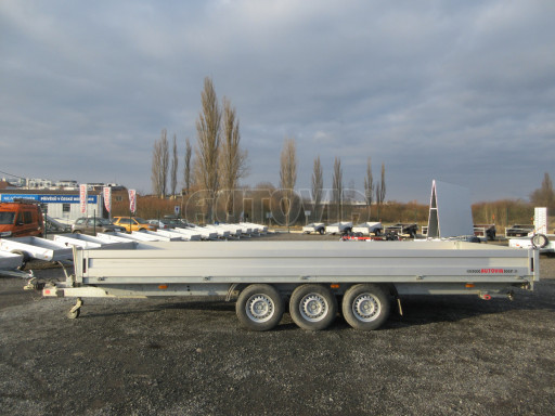 Bazarový třínápravový nákladní přívěs DN 3,5T B3 6,13x2,20/0,35 1350 č.4