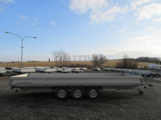 Bazarový třínápravový nákladní přívěs DN 3,5T B3 6,13x2,20/0,35 1350 č.8