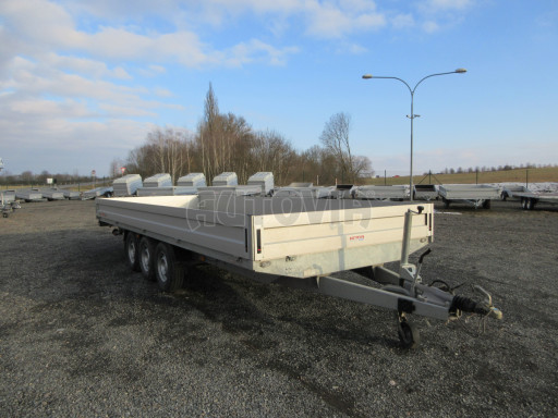 Bazarový třínápravový nákladní přívěs DN 3,5T B3 6,13x2,20/0,35 1350 č.1