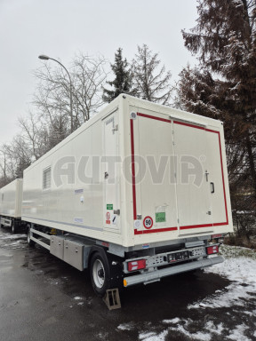 Vzduchem brzděná točnicová šatní skříň AVG 10T 8,83 x 2,47/2,15 č.20
