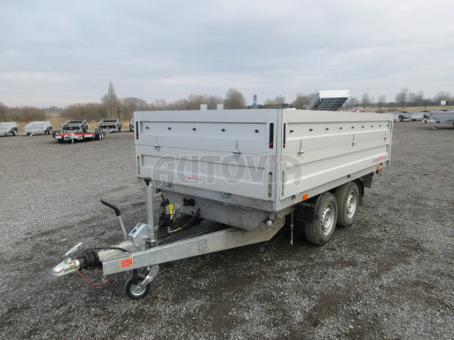 Bazarový sklápěcí přívěs s nástavbou bočnic ATS 3SKS 2,7T 3,32x1,70/0,70 ECO ZN v elektrice č.4