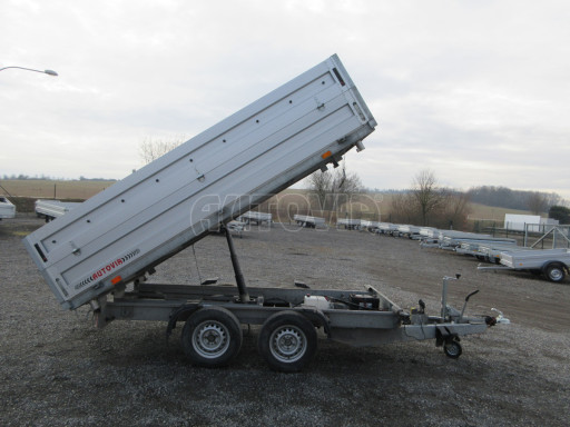 Bazarový sklápěcí přívěs s nástavbou bočnic ATS 3SKS 2,7T 3,32x1,70/0,70 ECO ZN v elektrice č.19