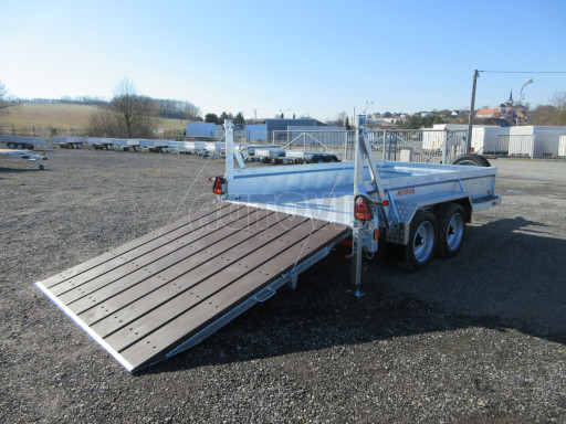 Přepravník mechanizace BT 6,5T 3,62x2,03/0,40 rampa č.2