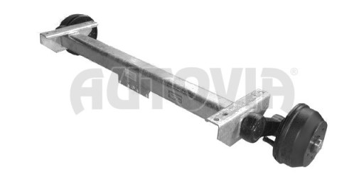 Náprava KNOTT VGB 13 (1350 kg) b=1000 mm, c=1450 mm, 200x50, 112x5 č.2