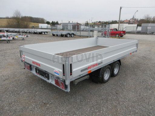 Přívěs dvounápravový ZV 33 2,7T B2 3,33x1,70/0,35 10